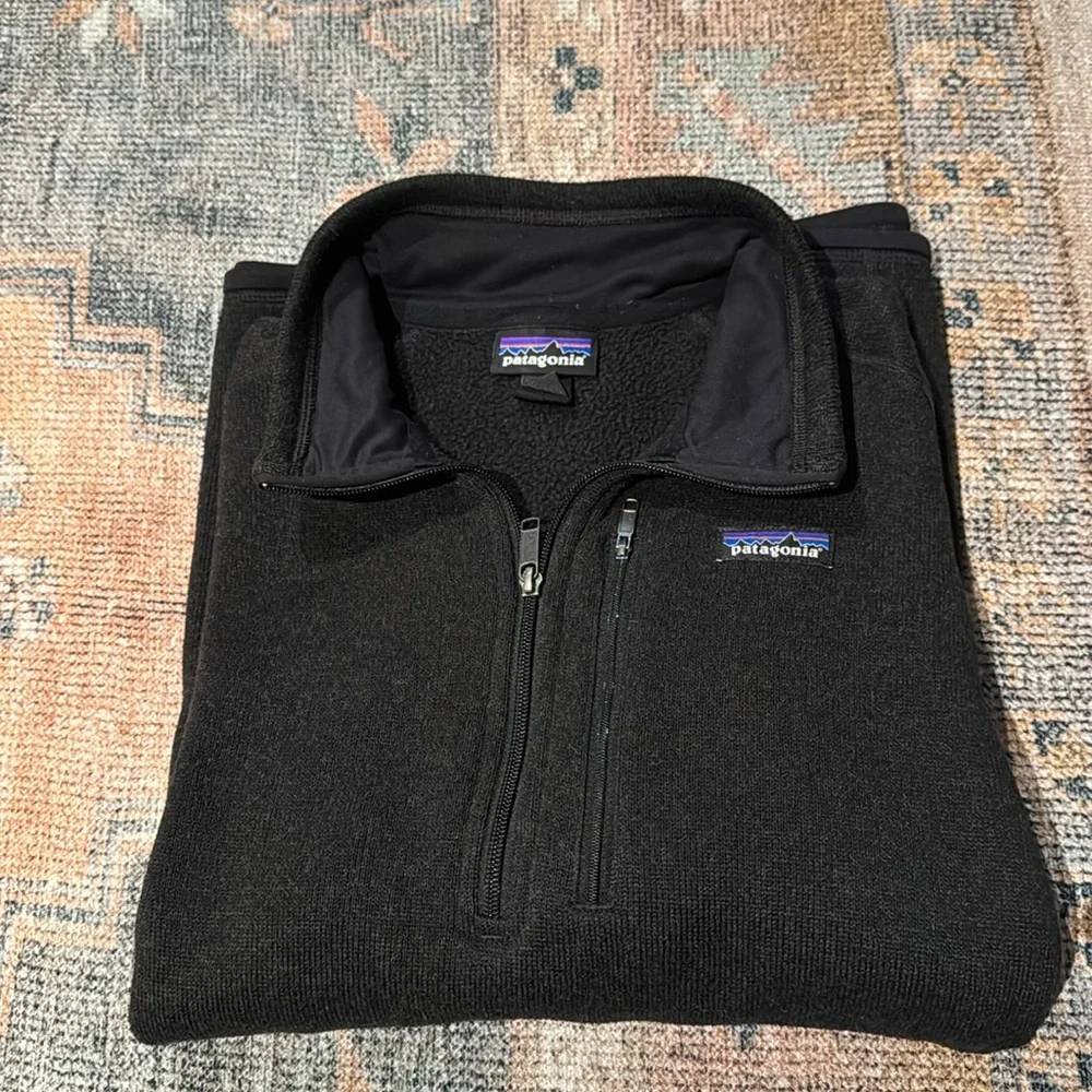 Patagonia Men’s Better Sweater Large 1/4 Zip - Picture 1 of 4